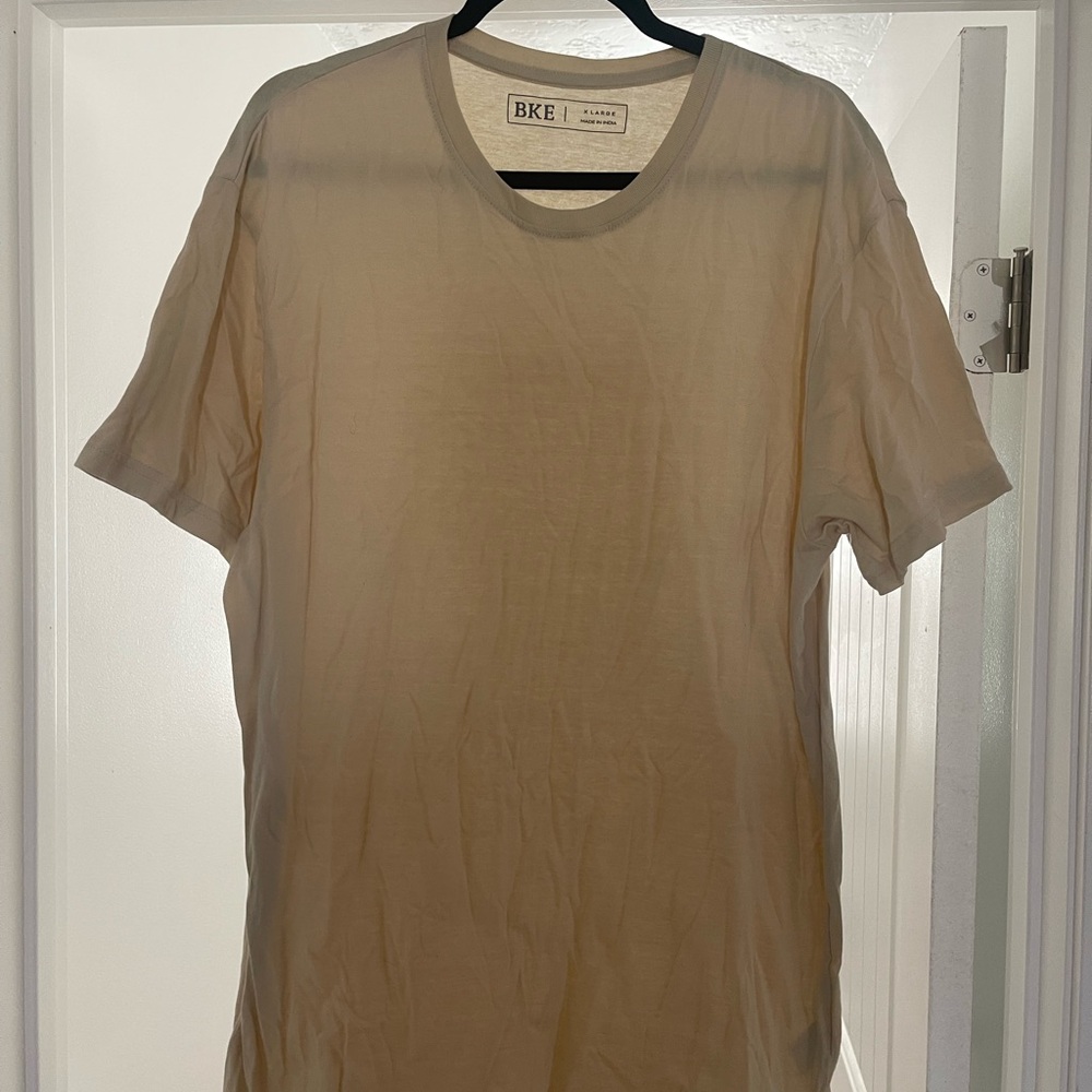 BKE Men's Tan T-Shirt